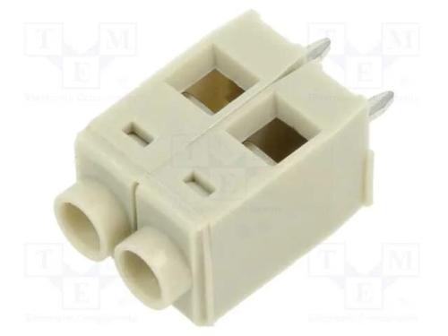 PCB bloco terminal, angulares 90, 5mm, faixas: 2,.