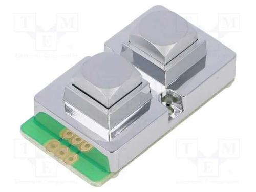 De teclado, Quant.de bot: 2, metal, 200mO, 1,5N, .