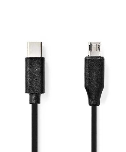 Nedis Ccgl60750bk10 Cabo Usb 1 M Usb 2.0 Micro-Us.