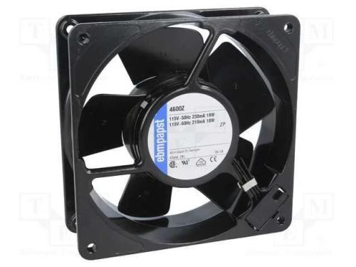 Ventilador: Ac, Transversal, 115vac, 119x119x38mm, 180m3/H, 45dba