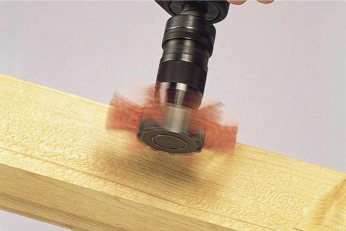 Escova Rebolo Lamelado em Fio de Nylon Haste Hexagonal &Oslash;100x20mm 1512000 Wolfcraft