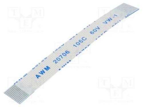Fita Ffc, Fios: 12, Raster Fita: 0,5mm, Contactos do Mesmo Lado