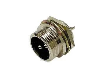 Conector de chassis multipinos macho - 3 pinos