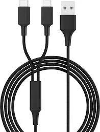 Smrter Hydra Duo Ladekabel, Typ Usb-C, 120cm, Black Retail
