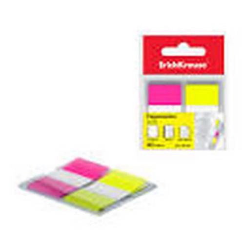 Blister 40 Marcapaginas Neon 25x44mm 2 Colores Am.