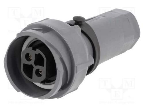 Conector: redondos, ficha, f&ecirc;mea, PIN: 2, Buccane.