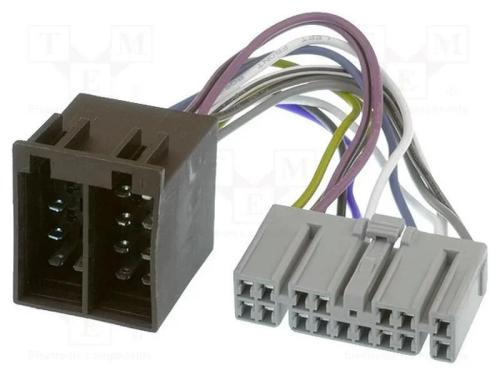 Conectores, r&aacute;dio,ISO, Isuzu,Opel, PIN: 16