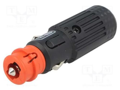 Ficha Isqueiro de Autom&oacute;vel, Inom: 16a, Tens.Alim: 12&divide;24vdc