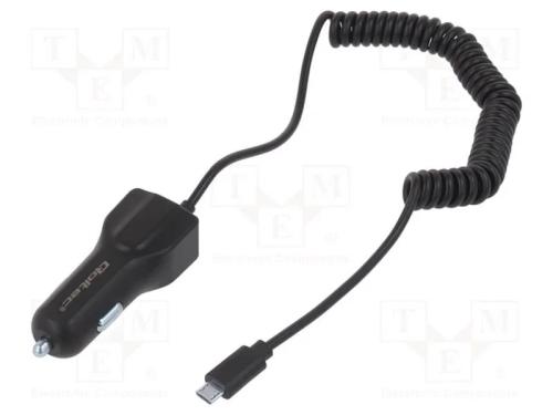 Alimentador de autom&oacute;vel, Tomada USB A,USB micro .