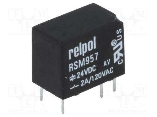Rel&eacute;: Eletromagn&eacute;tico; Spdt; Ubobina : 24vdc; 2a; 2a/120vac; Pcb