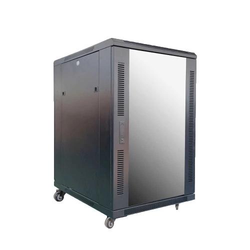 Arm&aacute;rio Rack para Ch&atilde;o - At&eacute; 18u Rack de 19"(600*800) - At&eacute; 800 Kg de Carga - com Ventila&ccedil;&atilde;o e Guarn