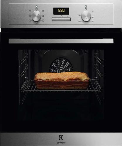 Built-In Oven Series 300 Eoh3h00bx Traditional Aqua Clean 65l (Black/Stainless Steel) - Electrolux