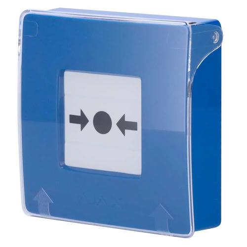 Bot&atilde;o de Alarme de Inc&ecirc;ndio Manual Azul - Sem Fio.