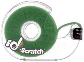 Fita de velcro - bobina 2m x 2cm -Cor verde escuro