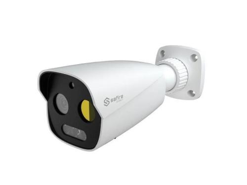 C&acirc;mara T&eacute;rmica Dual Ip Bullet Safire Smart - Sensor T&eacute;rmico 256x192 Vox | Lente 7 Mm - Sensor &Oacute;ptico