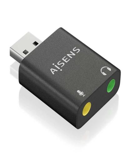 Tarjeta de Sonido Aisens A106-0768/ Usb Macho - 2.