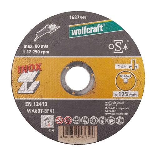 Discos de Corte Inox &Oslash;125x1.0x22.2mm