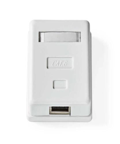Caixa de Parede de Rede Porta Stp Cat6 Rj45 F&ecirc;mea