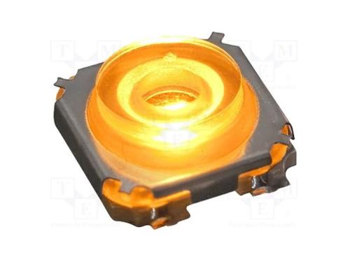 Microinterruptor Tact, Spst-No, Pos: 2, 0,05a/28vdc, Smt, Led, 4n