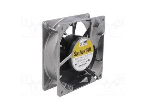 Ventilador: DC, transversal, 12VDC, 120x120x38mm,.