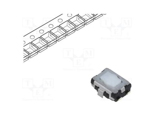 Microinterruptor Tact, Spst, Pos: 2, 0,02a/15vdc, Smt, N&atilde;o Disp.