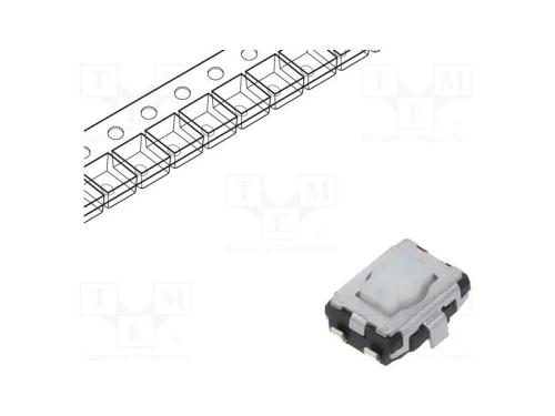 Microinterruptor Tact, Spst, Pos: 2, 0,02a/15vdc, Smd, N&atilde;o Disp.