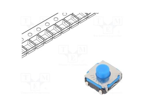 Microinterruptor Tact, Spst-No, Pos: 2, 0,05a/32vdc, Smt, 4,3mm