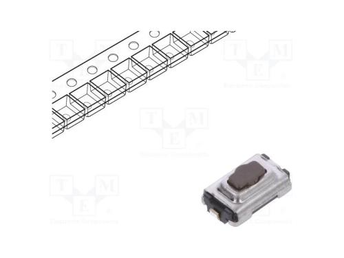 Microinterruptor Tact, Spst, Pos: 2, 0,05a/12vdc, Smt, 1,6n, 2,5mm