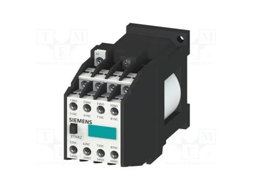 Contator: 8-de polo, NC x4 + NO x4, 24VDC, 10A, p.