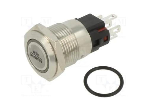 Interruptor: antivandalismo, Pos: 2, SPDT, 0,5A/2.