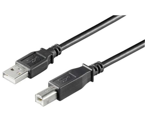 Conexi&oacute;n Usb-A 2.0 Macho-Macho Usb-B 2.0, 2.0m