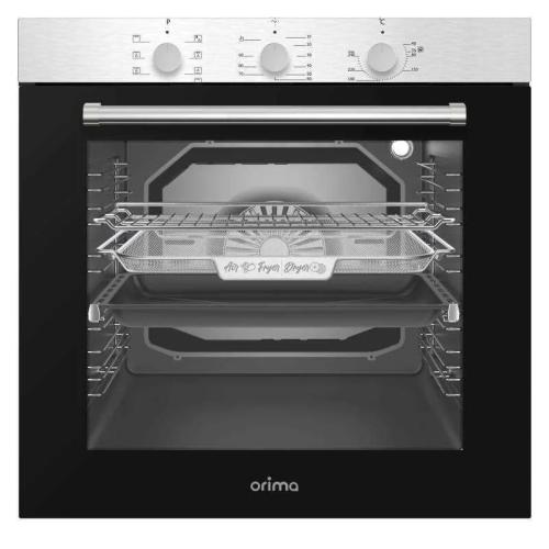 Forno de Encastre Multifun&ccedil;&otilde;es Or-80-Afmx 80l 2500w Preto/Inox - Orima