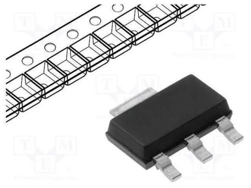 Trans&iacute;stor: N-MOSFET, unipolar, 100V, 3,7A, 2W, S.