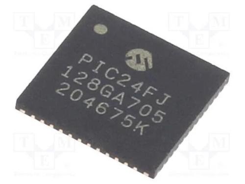 IC: microcontrolador PIC, 64kB, I2C x2,I2S x3,SPI.