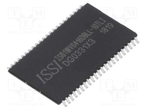 Ic: Mem&oacute;ria Sram; 1mbsram; 64kx16bit; 2,4&divide;3,6v; 10ns; Tsop44