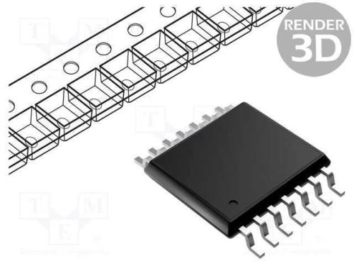 Ic: Digital; Not; Ch: 6; Cmos; Smd; Tssop14; 2&divide;6vdc; -40&divide;125&deg;c; 40ua