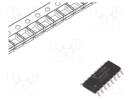Ic: Digital; Demultiplexor,Multiplexor; Ch: 1; C&sup2;mos; Smd; So16; Hc