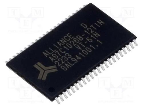 Ic: Mem&oacute;ria Sram; 1mbsram; 16kx8bit; 5v; 12ns; Tsop44 Ii