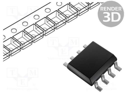 IC: mem&oacute;ria FLASH, 1MbFLASH, Dual-Output Read,SPI.
