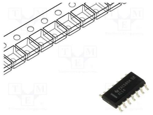 IC: digital, NOT, Ch: 6, SMD, SO14, IN: com gatil.