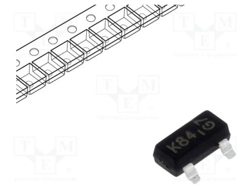 Trans&iacute;stor: P-Mosfet; Unipolar; -50v; -0,13a; Idm: -1,2a; 0,3w