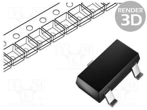 Trans&iacute;stor: P-MOSFET, unipolar, -12V, -4,3A, 1,3W.