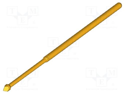 Agulha para teste, Flex&atilde;o das molas de trabalho: .