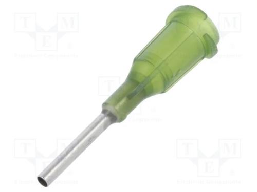 Agulha: em A&ccedil;o, 0,5, Tamanho: 14, Reta, 1,6mm, Montagem: Luer Lock