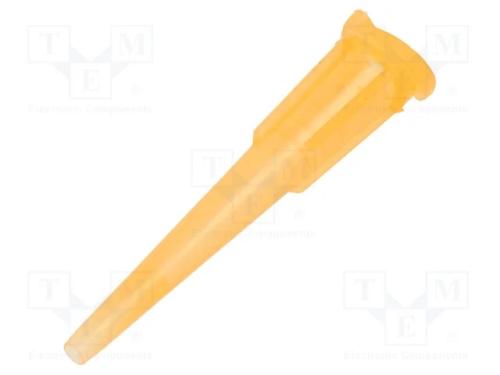 Agulha: Pl&aacute;stico, 1,25, Tamanho: 14, Cone Duplo,Reta, 1,6mm