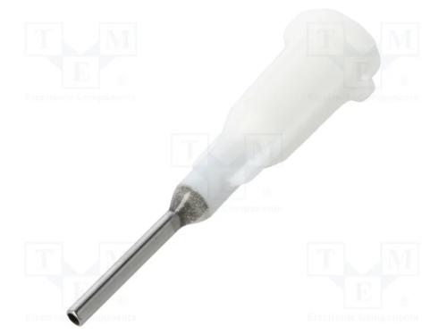 Agulha: em A&ccedil;o, 0,5, Tamanho: 17, Reta, 1,04mm, Montagem: Luer Lock