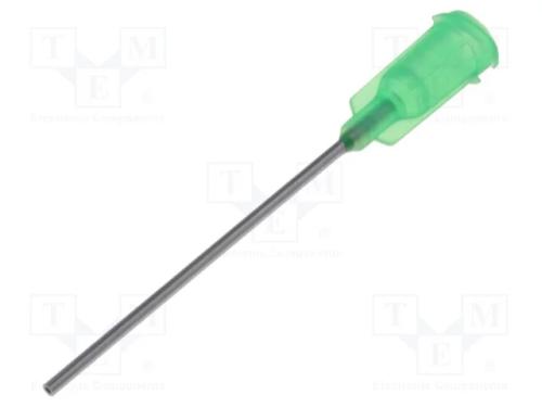 Agulha: em A&ccedil;o, 1,5, Tamanho: 18, Reta, 0,84mm, Montagem: Luer Lock