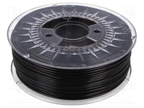 Filamento: PLA, : 2,85mm, preta, 200&divide;235C, 1kg