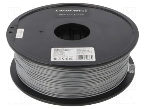 Filamento: PLA PRO, : 1,75mm, prateado, 205&divide;225C,.