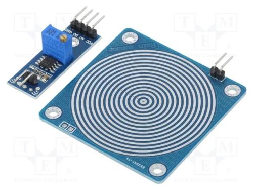 M&oacute;dulo: Detector de Chuva/Neve, Dim: 50x50mm, 3&divide;5vdc